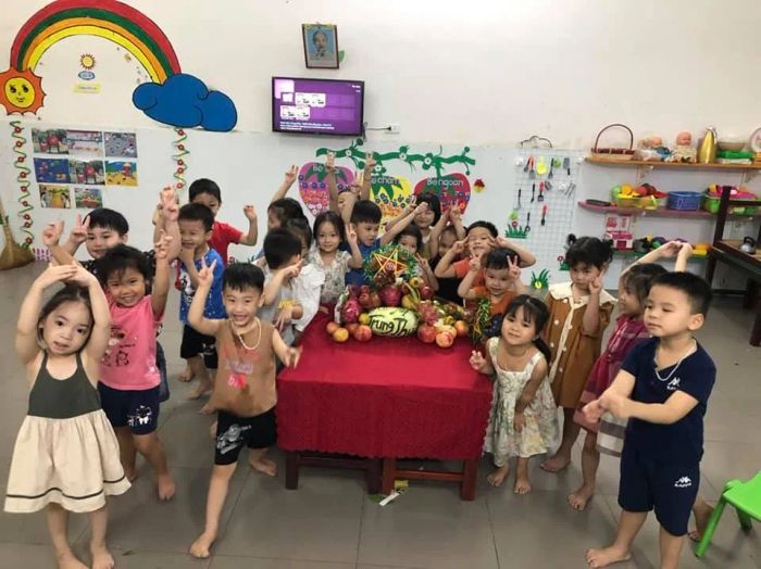 Trường mầm non Dương Bình - Những khoảnh khắc đáng yêu trong ngôi trường tuổi thơ (Ảnh 2)