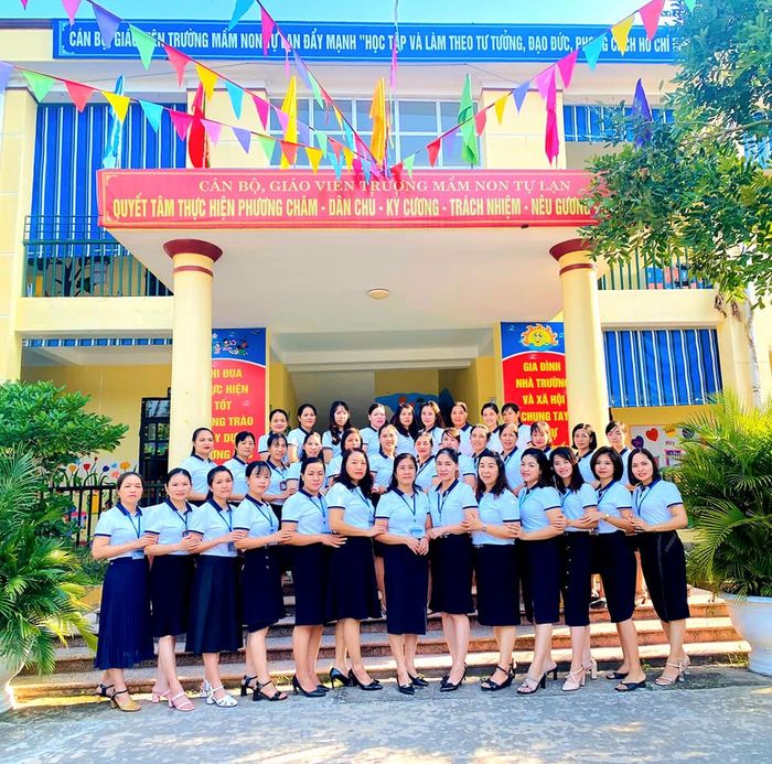 Hình ảnh sinh động về môi trường học tập tại Mầm non Tự Lạn