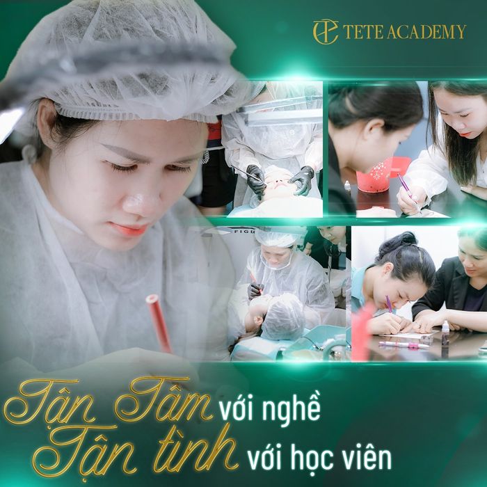 Hình ảnh thực tế lớp học tại Tete Beauty & Academy