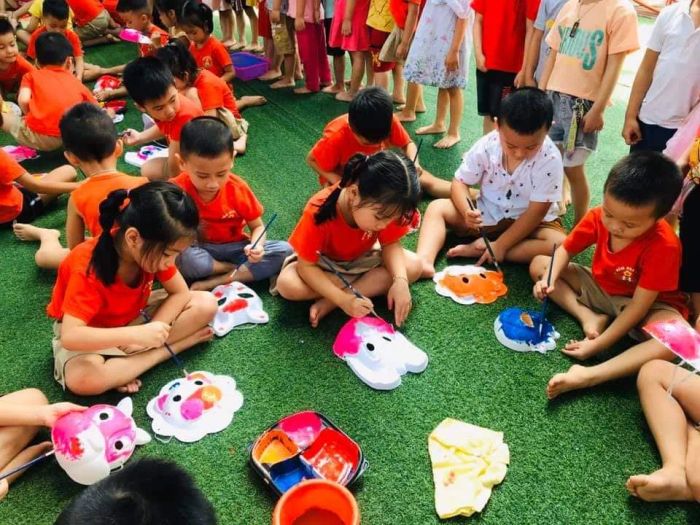 Những giờ học sáng tạo tại Trường Mầm non 8/3