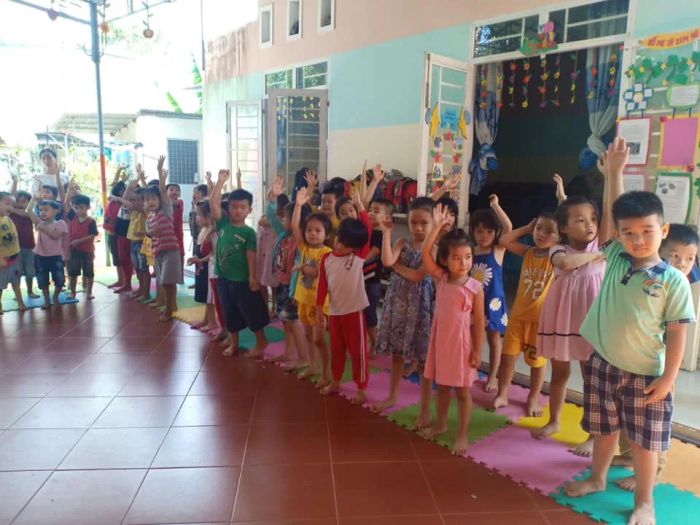 Không gian học tập sáng tạo tại Trường Mầm Non Ngôi Sao Xanh