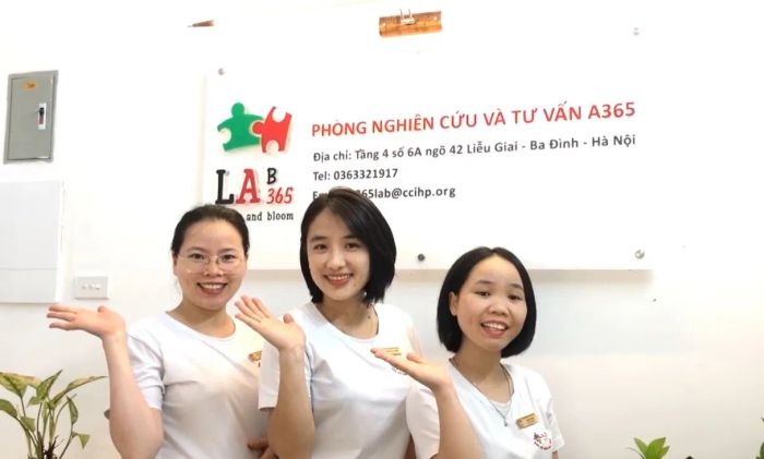Hình ảnh minh họa ứng dụng A365 - Theo dõi và can thiệp sớm