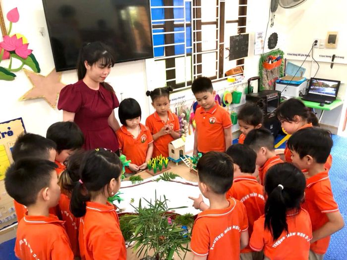Khu vui chơi sáng tạo ngoài trời tại Trường Mầm Non 3-2