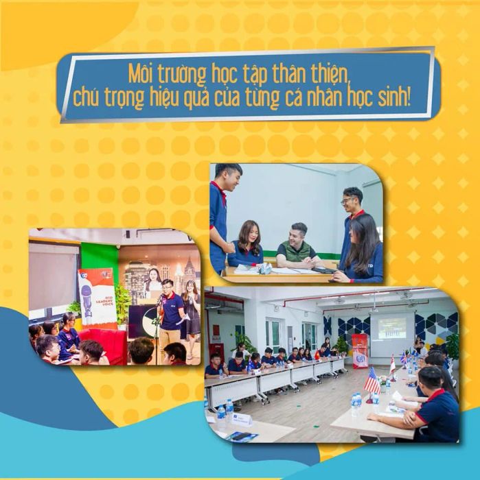 Hình ảnh ấn tượng về khuôn viên xanh và cơ sở vật chất hiện đại tại Trường Đoàn Thị Điểm