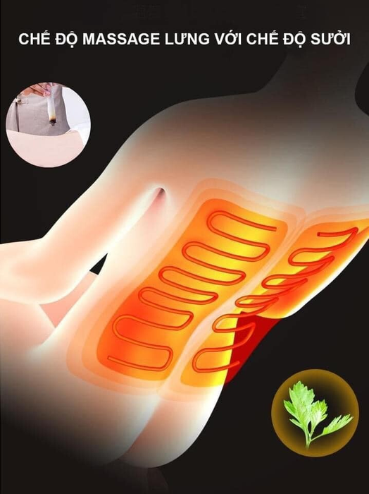 Ghế massage E-Dra Hestia EMC100 - Đen Nâu