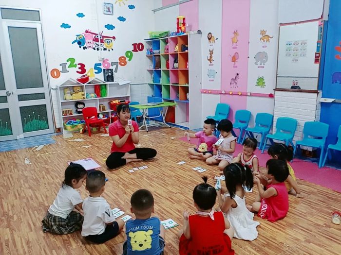 Hoạt động vui chơi bổ ích của các bé tại Trường Mầm Non Bình Minh