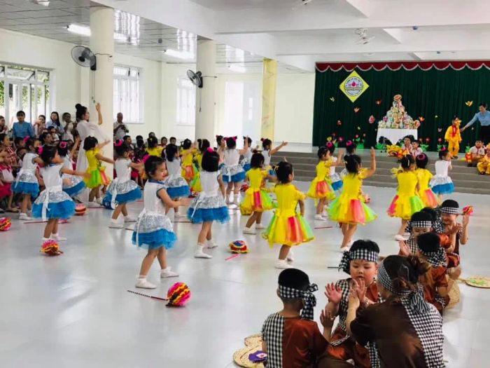 Khoảnh khắc học tập vui vẻ tại Trường Mầm Non Sơn Ca