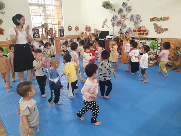 Không gian xanh mát và hiện đại tại Trường Mầm non Sao Mai