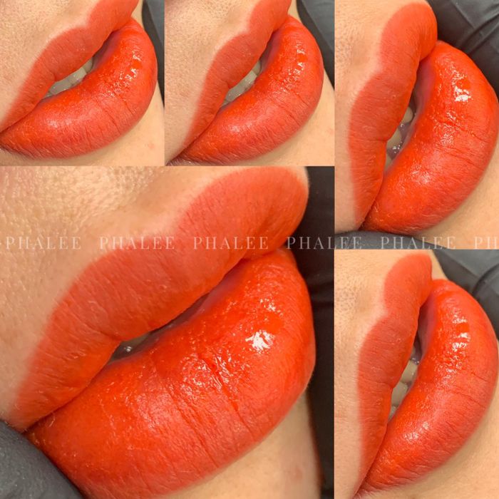 Hình ảnh thực hành của học viên tại Pha Lee beauty