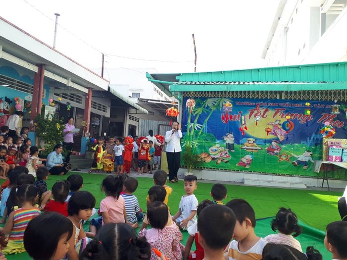 Không gian học tập đầy màu sắc tại Trường Mầm Non Tuổi Thơ - Tân An