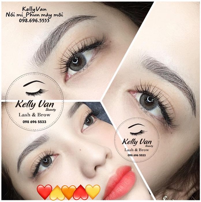 Hình ảnh minh họa dịch vụ nối mi tại KellyVan Beauty