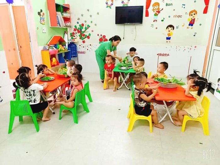 Hoạt động vui chơi sáng tạo tại Trường Mầm non Búp Sen Xanh