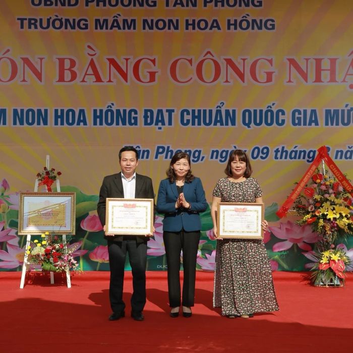 Không gian học tập hiện đại tại Trường Mầm Non Hoa Hồng