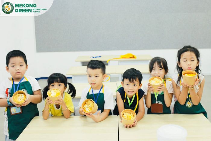 Khu vui chơi sáng tạo tại Trường Mầm non Quốc tế Mekong Xanh