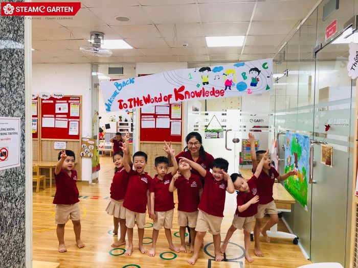 Hình ảnh không gian học tập tại STEAMe Garten Quảng Ninh