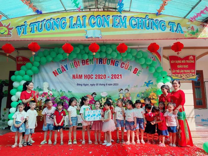Không gian học tập hiện đại tại Trường Mầm non Đông Ngàn 1