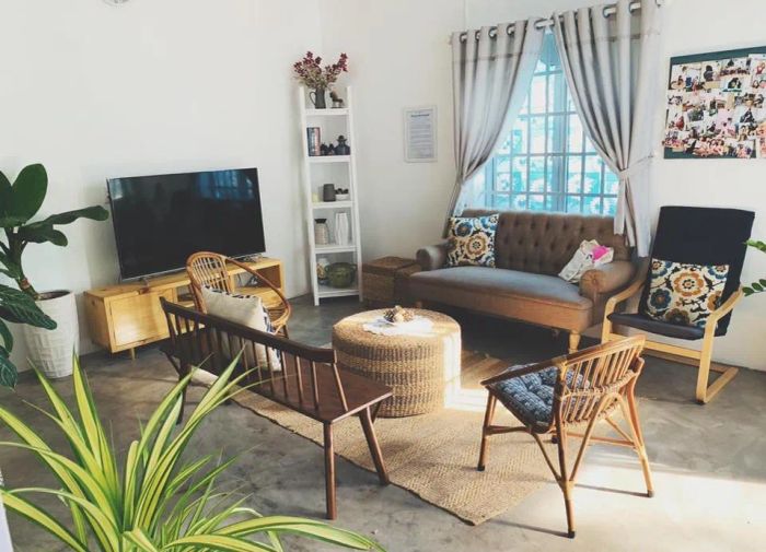 Khu vườn xanh mát tại The Do's Homestay