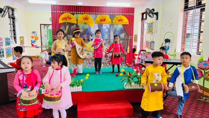 Hình ảnh không gian học tập tại Trường Mầm non Trân Châu