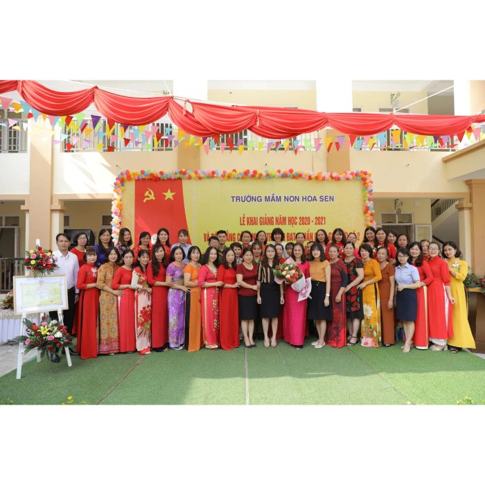 Hình ảnh đầu tiên về Trường Mầm Non Hoa Sen - Không gian học tập đầy cảm hứng