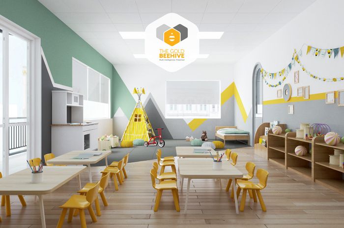 Hình ảnh không gian học tập ấm áp tại TGB Preschool