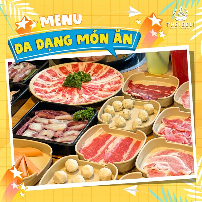 Không gian ẩm thực Thái Lan tại Thai Deli