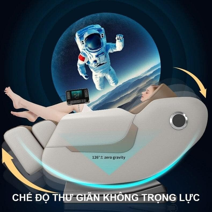Ghế massage E-Dra Hestia EMC100 - Đen Nâu