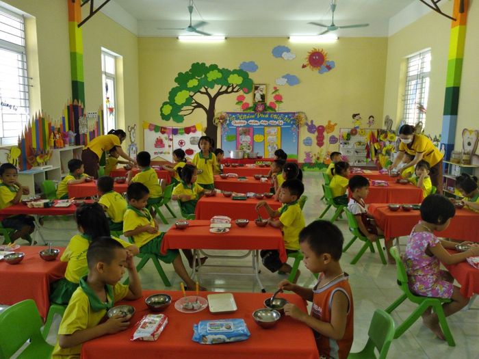 Hình ảnh không gian học tập tại Trường Mầm Non Hồng Phong