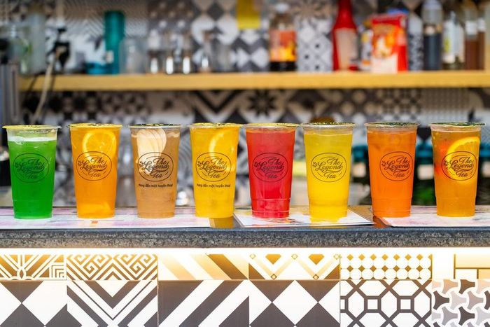 Những món trà sữa nghệ thuật tại The Legend Tea & Coffee