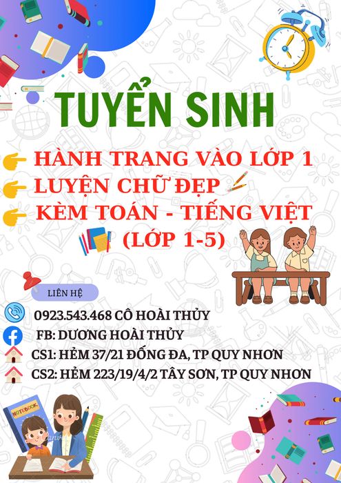 Không gian học tập ấm áp tại Luyện chữ đẹp cô Hoài Thủy