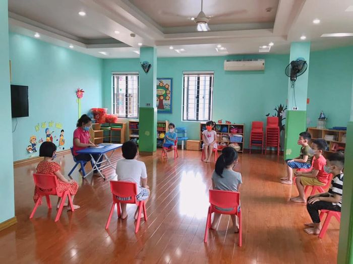Góc ảnh ấn tượng về cơ sở vật chất hiện đại tại Trường mầm non Hoa Anh Đào