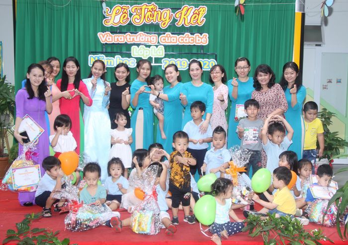 Hình ảnh sinh động về không gian học tập tại Mầm Non 1 Tháng 6 Quận 2