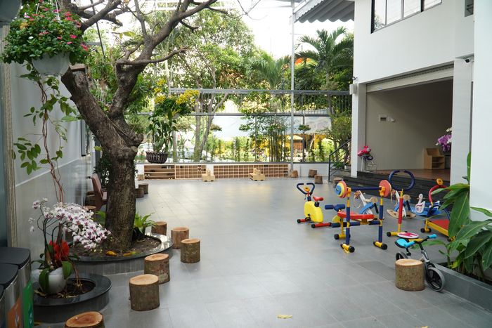 Hình ảnh không gian học tập Montessori tại Smiling Fingers