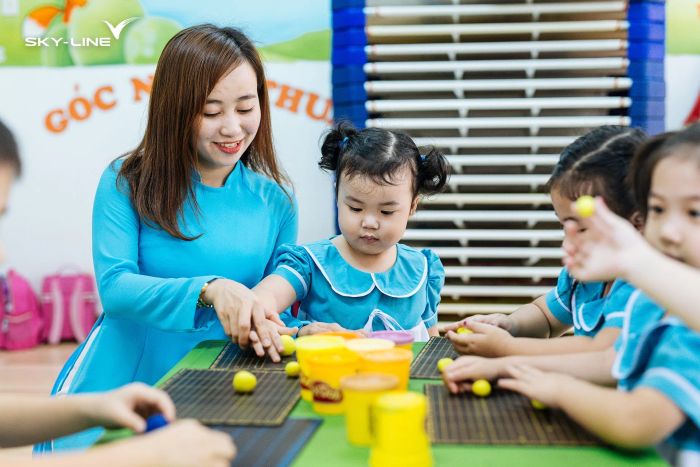 Không gian học tập đầy cảm hứng tại Sky-Line School