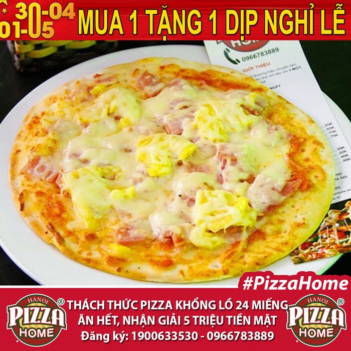 Hình ảnh những chiếc pizza thơm ngon từ Pizza Home VN