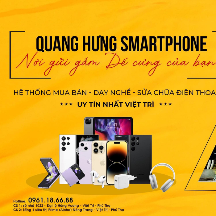 Không gian làm việc chuyên nghiệp tại Quang Hưng Mobile