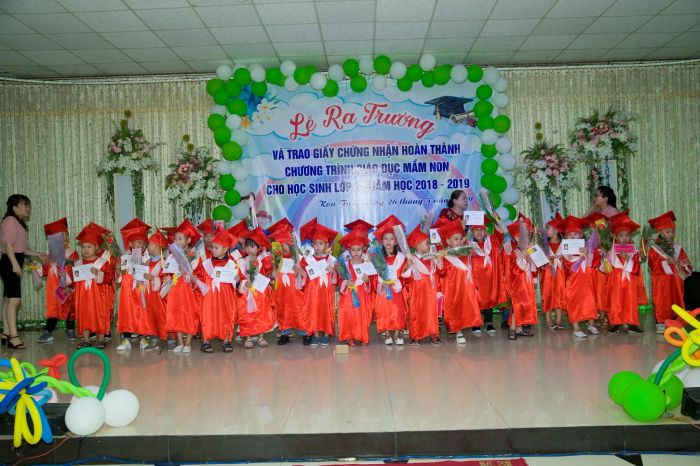 Góc học tập sáng tạo tại Trường Mầm non ABC Kon Tum