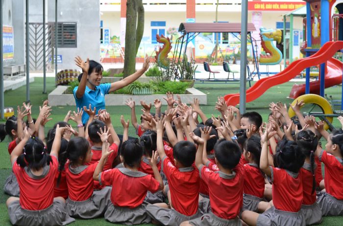 Những hoạt động vui chơi bổ ích của bé tại Mầm non Bích Sơn