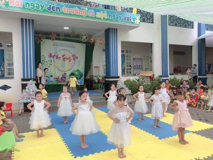 Hình ảnh không gian học tập tại Trường Mầm non Sunny