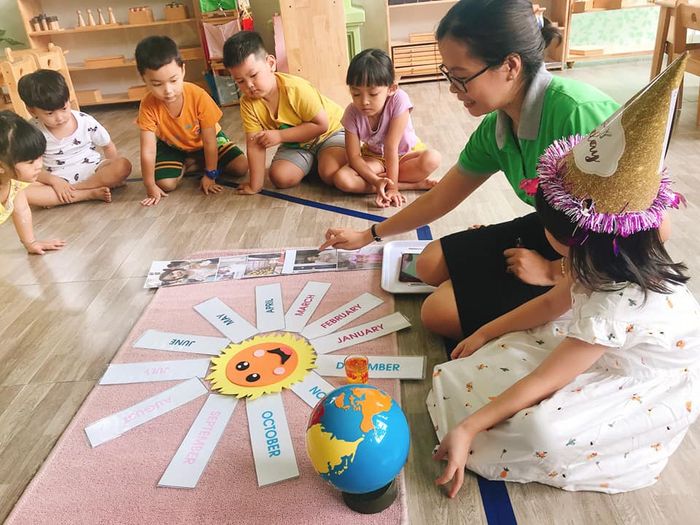 Ảnh 3 ghi lại không gian học tập đầy cảm hứng tại Trường mầm non Kids Garden - Nơi ươm dưỡng những tài năng nhí.