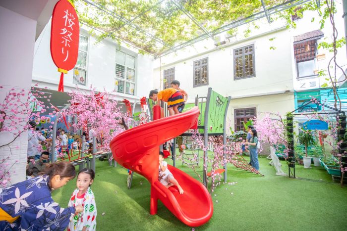 Không gian học tập chuẩn Nhật tại Mầm Non Bé Gấu