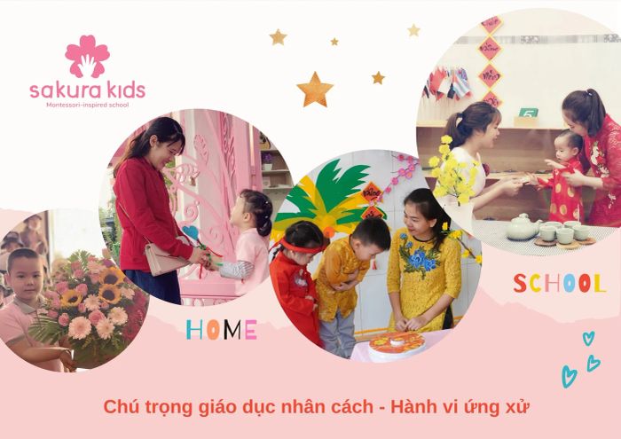 Hình ảnh không gian học tập tại Mầm non Sakura