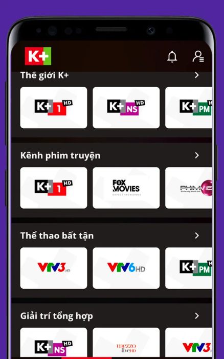 Hình ảnh giới thiệu ứng dụng K+