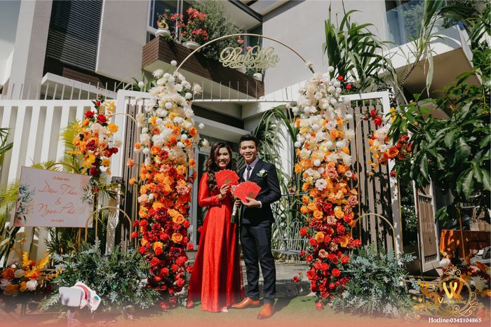 Không gian tiệc cưới ấn tượng được thiết kế bởi Vân Wedding