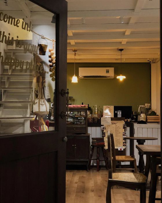 Không gian xanh mát tại Madchen Café