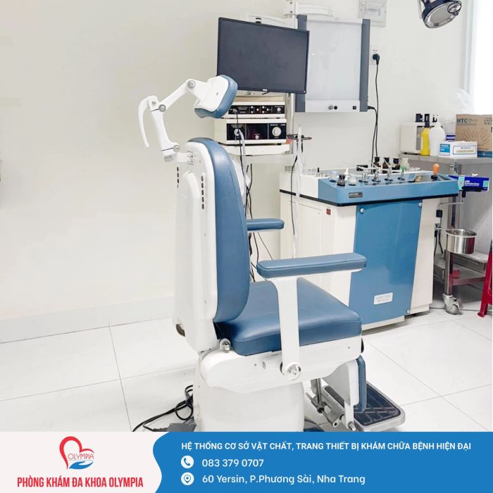 Hình ảnh cơ sở vật chất hiện đại tại Phòng Khám Olympia