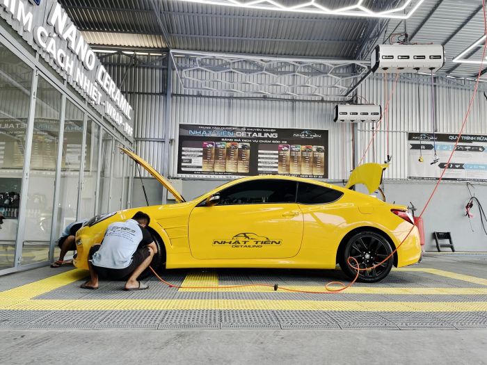 Hình ảnh thực tế dịch vụ chăm sóc xe tại Nhật Tiền Detailing