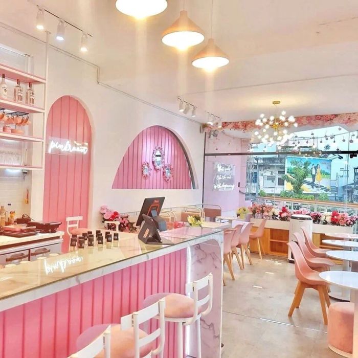 Không gian ngập tràn sắc hồng tại Pinkroom