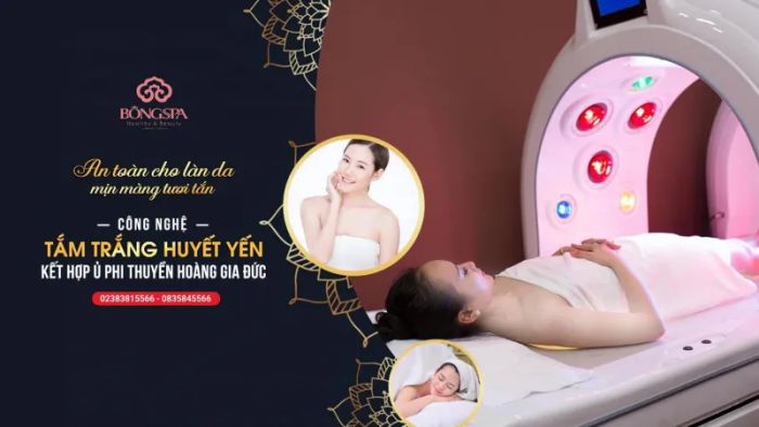 Không gian sang trọng và hiện đại tại Bông Spa