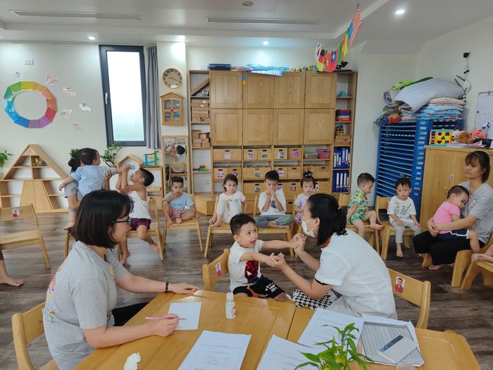 Hình ảnh khuôn viên xanh mát tại Froebel Kindergarten