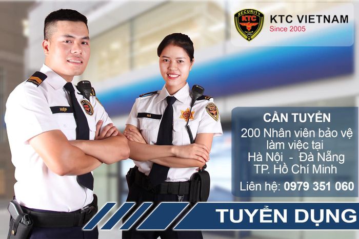 Hình ảnh Đội ngũ Bảo vệ Chuyên nghiệp KTC Việt Nam